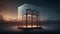 The Glass Prison. surreal mystical fantasy artwork. Generative AI