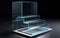 Glass Product Display Podium