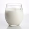 glass of pure milk - ai image