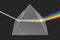 Glass pyramid refraction of light