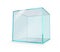 glass showcase cube bottom view