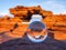 Glass Sphere with Kalbarri National Park - Sunset Australia