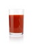 Glass of tomato juice