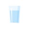 Glass of water flat icon