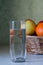 Glass of Water and Fruits