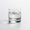 Glass Of Water With Ice Cube On White Background