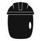 Glass welding mask icon simple
