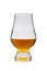 Glass of whisky bourbon, rum