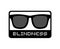 Glasses blindness icon
