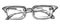 Glasses Corrective Vision Accessory Ink Vector