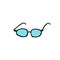 Glasses doodle icon, vector illustration