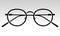 Glasses / eyeglasses or spectacles vector flat icon on a transparent background