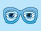 Glasses Eyes Blue