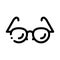 Glasses For Good Vision Icon Thin Line Vector
