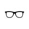 Glasses icon vector. Stylish Eyeglasses. Glasses icon on white background. Optical concept
