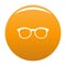 Glasses for myopic icon orange