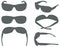 Glasses silhouette - eyeglasses or spectacles