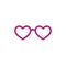 Glasses symbol vector icon design