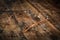 Glasses on a wooden table