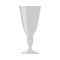 Glassware design bar wineglass party jar vector icon. Crystal goblet isolated white