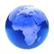 Glassy globe.Africa