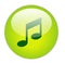 Glassy Green Music Icon