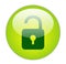 Glassy Green Unlock Icon