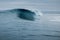 Glassy wave. Perfect swell for surfing in Hawaii