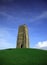 Glastonbury Tor against a vivi