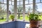 Glazed Porch in Old Cottage rural House