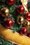 Gleaming Christmas tree background