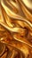 Gleaming gold textured background adds elegance and sophistication