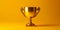 A Gleaming Golden Cup Symbolizing Victory And Achievement, Copy Space