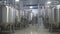 The Gleaming Heart of Dairy: Stainless Steel in Modern Milk Production Facility, Generative AI