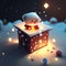 Gleeful Gatherings: Unwrapping Christmas Gifts and Decorations Joy AI Generative By Christmas ai