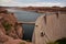 Glen Canyon Dam background view