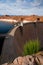 Glen Canyon Dam at sunset