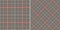 Glen check plaid pattern in black, red, off white. Seamless houndstooth tweed classic vector illustration set for jacket, coat,