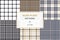 Glen and houndstooth seamless patterns