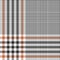 Glen pattern vector for dress, skirt, jacket, trousers, top, or other modern autumn winter textile print.