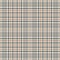 Glen plaid pattern in grey and beige. Seamless hounds tooth vector tweed tartan plaid background texture for skirt, blanket.