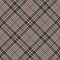 Glen plaid pattern. Seamless houndstooth abstract tartan check plaid tweed texture in dark brown and beige for coat, skirt, jacket
