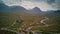 Glen Sligachan and mountain ridge
