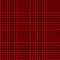 Glen textile plaid pattern in black and red. Seamless fashion herringbone textured plaid vector for dress, jacket, coat.