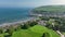 Glenarm Village on Co Antrim Coastline Northern Ireland