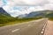 Glencoe, Highland Region, Scotland Glencoe or Glen Coe mountains panoramic view ,Scottish Higlands,Scotland, UK.