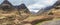 Glencoe landscape panorama