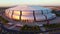 Glendale, Arizona, Aerial View, State Farm Stadium, Downtown