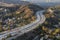 Glendale Freeway in Los Angeles County California