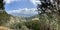 Glendale Verdugo mountains view over the valley